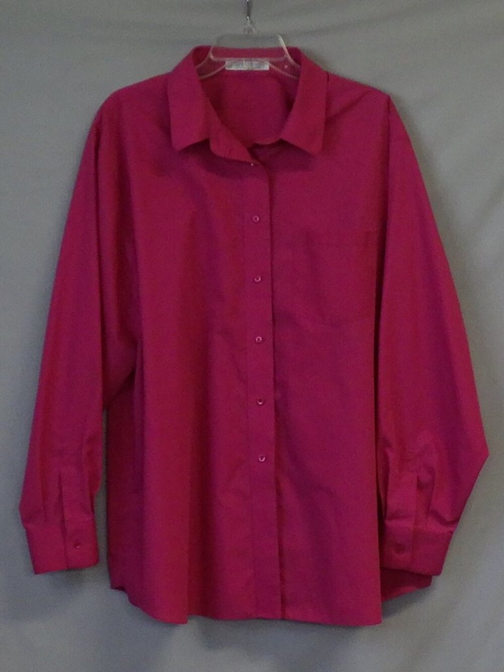Foxcroft Hot Pink Button Down Shirt